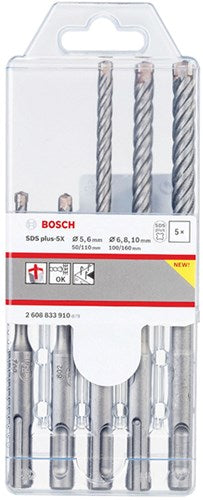 Bosch accessoires bosch pro sds plus-5x boorhamerset 5 6 6 8 10 mm 5 st. - 26088339...