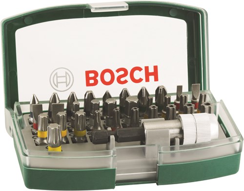 Bosch accessoires promoline 32-delige schroefbitset met kleurcodering - 2607017560