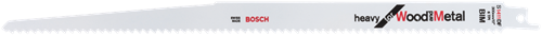 Bosch accessoires reciprozaagblad s 1411 df heavy for wood and metal 25st - 2608657562