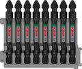 Bosch accessoires schroefbit tweezijdig impact control pz2, 65 mm 8x - 2608522338