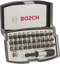 Bosch accessoires sets prof (32-delige set schroefbit ph1-ph2 (2x)-ph3 pz1-pz2 (2x)-pz3 hex3-hex4-hex5-hex6 t10-t15-t20-t20-t25-t27-t30-t40) - 2607017564