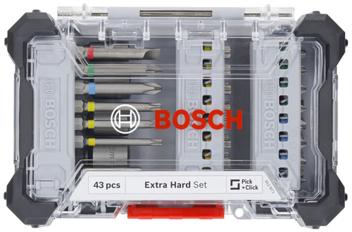 Bosch Profi-Bit- und Steckschlüsselsatz, 43-teilig