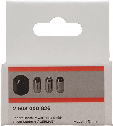 Bosch accessoires spantangset 1 8; 5 32; 1 4 gcu 18v-30 - 2608000826