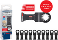 Bosch accessoires starlock aiz 32 apib bim, wood+metal, curved-tec 32 x 50 - 10 stuks verpakking + expert aiz 32 apilt - 2608902398