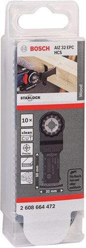 Bosch 2608664472 aiz 32 epc hcs precision invalzaagblad voor hout (10st)