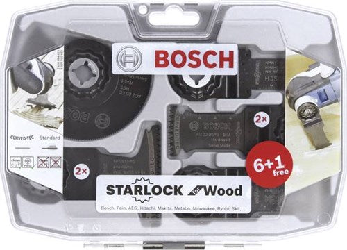 Bosch accessoires starlock for wood 6+1 voor multitools - 2608664623