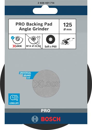 Bosch accessoires x-lock steunschijf voor fiberschijven 125 mm soft - 1 stuk(s) - 2608601714