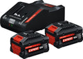 Bosch blauw accu starterset exba18v-80 160 | 2x exba18v-80 + lader exal18v-160 - 1600a0373t