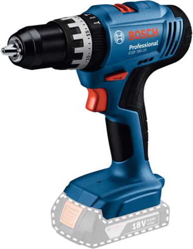 Bosch blauw combiset 18v gsb 18v-25 accu klopboormachine + gbh 18v-18 boorhamer +1x2.0ah+gal 18v-20 - 0615a5007p