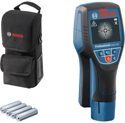 Bosch blauw d-tect 120 muurscanner | 4 x aa batterij | in tas - 0601081303