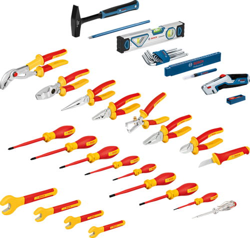 Bosch blauw elektricienskoffer | 37-delig - 1600a02ng4