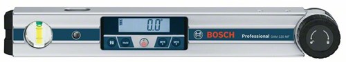 Bosch blauw gam 220 mf hoekmeter en waterpas - in opbergtas - 0601076600