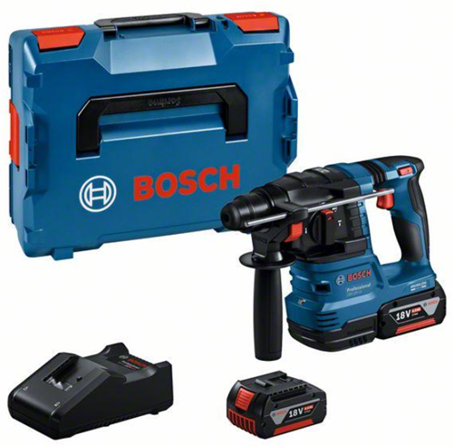 Bosch professional accuboorhamer gbh 18v-22 2x4,0ah in l-boxx 136