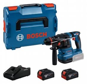 Bosch blauw gbh 18v-22 x professional accu boorhamer | onechuck | incl. accu's en lader - 0611924101
