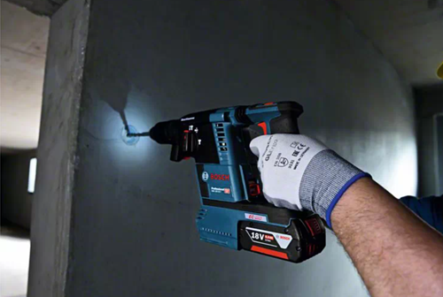 Bosch blauw gbh 18v-26 f accuboorhamer met stofafzuiging gde 18v-16 | sds plus | zonder accu's en lader - 061191000k