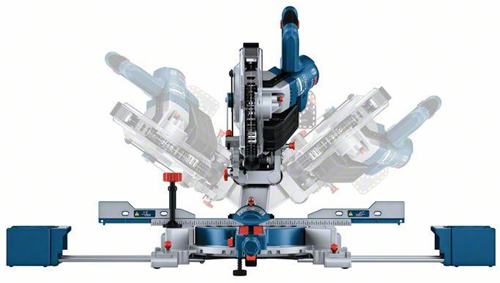 Bosch professional gcm 18v-216 d accu kap- en verstekzaag 216mm 18v basic body - 0601b51000