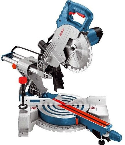 Bosch blauw gcm 80 sj afkortzaag | 216mm 1400w | met 2 cirkelzaagbladen - 0601b19001