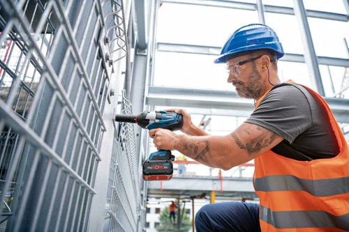 Bosch blauw gds 18v-1000 professional accu-slagmoersleutel | 1.000 nm | zonder accu en lader | in doos - 06019j8300
