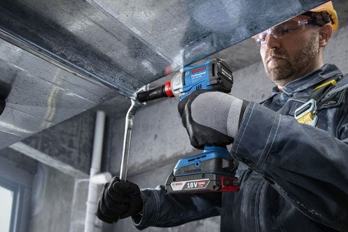 Bosch blauw gdx 18v-285 accu slagschroevendraaier slagmoeraanzetter body | exclusief accu's en lader - 06019n2120