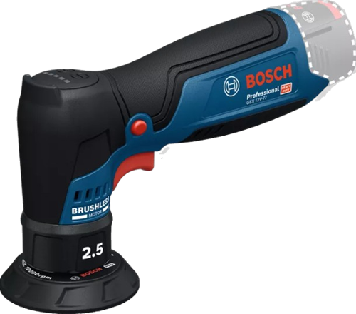 Bosch blauw gex 12v-77 excenterschuurmachine | zonder accu's en lader - 06019l2100