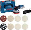 Bosch blauw gex 18v-125 professional | accu-excenterschuurmachine | 18v zonder accu's lader + m480 starterset | in l-boxx - 0615a5004h
