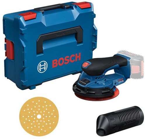 Bosch blauw gex 18v-150-3 accu-excenterschuurmachine | exclusief accu en lader in l-boxx - 0601372903
