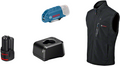 Bosch blauw ghv 12 + 18v xa | verwarmde bodywarmer l | incl. accu lader - 06188000g6