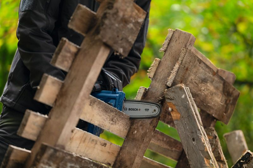 Bosch blauw gke 18v-15 accu snoeizaag | excl. accu's en lader - 06008d7000