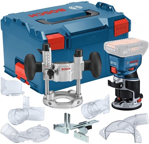 Bosch blauw bosch professional gkf 18v-8 accu boven- en kantenfrees 18v basic body in l-boxx - 06016c2003