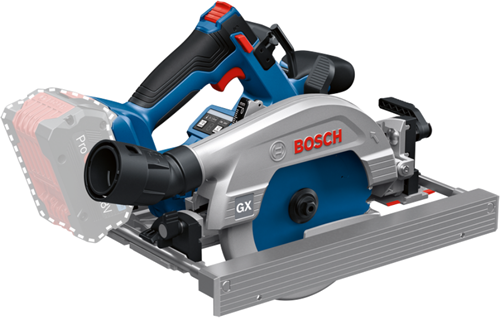 Bosch blauw gks 18v-57-2 gx professional accu cirkelzaag | 18v | zonder accu en lader - 06016c1000