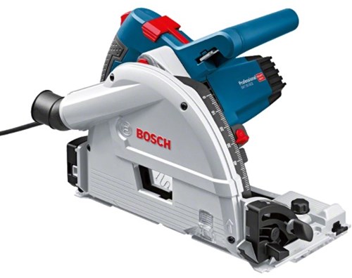 Bosch blauw gkt 55 gce professional invalcirkelzaagmachine | set | 1400 w | 1 x geleiderail | 165 mm zaagblad - 0615990m9d