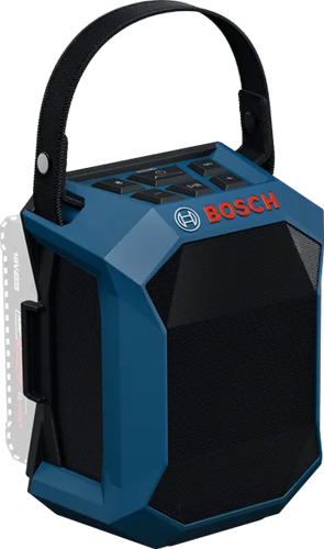 Bosch blauw gpb 18v-1 c accu-speaker | incl. draaggreep en accudeksel | zonder accu en lader - 06014a7001