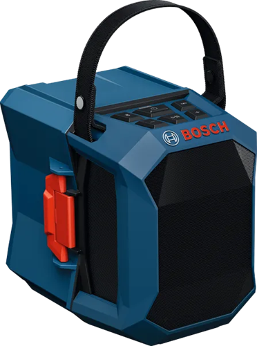 Bosch blauw gpb 18v-1 c accu-speaker | incl. draaggreep en accudeksel | zonder accu en lader - 06014a7001