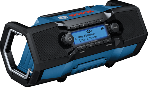 Bosch blauw gpb 18v-3sc accuradio | fm, dab+ en bluetooth | zonder accu's en lader - 06014a3300