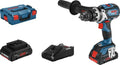 Bosch blauw gsb 18v-110 c professional | accuschroef klopboormachine | 2x 18v procore 4.0ah li-ion in l-boxx - 06019g030b