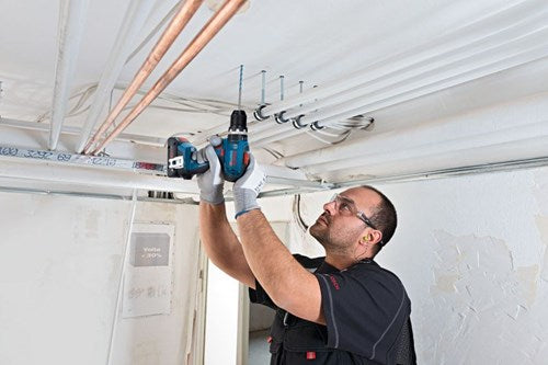 Bosch blauw gsb 18v-65 accu klopboorschroevendraaier | exclusief accu's en lader in l-boxx - 06019n3301