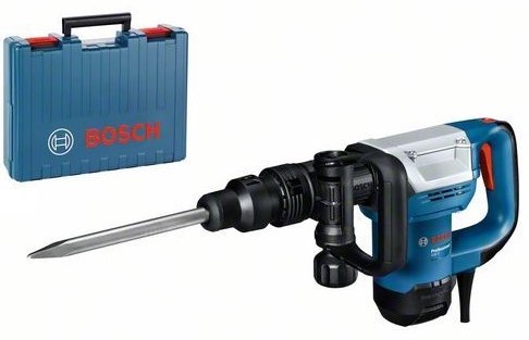 Bosch blauw gsh 5 | breekhamer met sds max + puntbeitel koffer - 0611338700