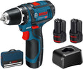 Bosch blauw gsr 12v-15 accuschroefboormachine | 12v 2.0ah li-ion - 060186810f