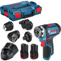 Bosch blauw gsr 12v-15 flexiclick accuschroefboormachine + gfa 12-x 12-b 12-w 12-e - 06019f6000