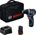 Bosch blauw gsr 12v-32 accuschroefboormachine | 2x gba 12v 2,0 ah en lader gal 12v-20 - 06019n7003