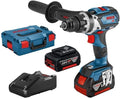 Bosch blauw gsr 18v-110 c - 18v li-ion accu boor- schroefmachine set (2x5.0ah accu) in l-boxx - 06019g010c