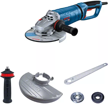 Bosch blauw gws 27-230 pr professional 2700w haakse slijper 230mm | protection-schakelaar | in doos - 06018c7101