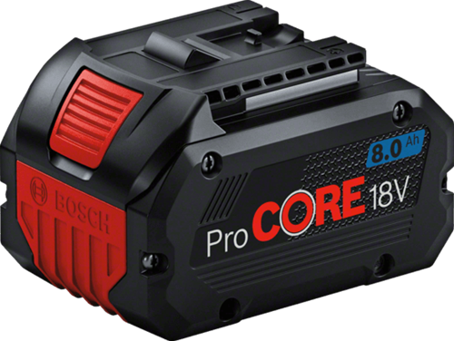 Bosch blauw procore 18v 8.0 ah professional accu 8.0ah performance - 1600a016gk