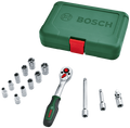 Bosch groen 1 4 ratelset 14-stuks - 1600a02by0