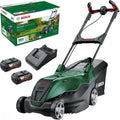 Bosch groen accu grasmaaier advancedrotak 36v-44-750 | 2x 4,0 ah accu + al 36v-20 lader en opvouwbare opvangbak - 06008b9g02
