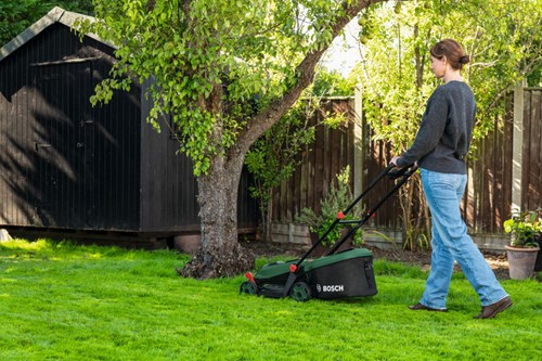 Bosch groen accumaaier rotak 18v-34 | incl. 1 x 18 v li-ion accu (4,0 ah) + al18v-44 lader + mulchplug - 06008b9n00