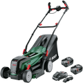 Bosch groen bosch universalrotak 2x18v-37-550 - accu-grasmaaier - inclusief 2x 18v li-ion (4.0 ah) accu en lader