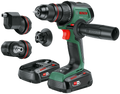 Bosch groen advanceddrill 18v-80 quicksnap accuschroefboormachine | 45-min. lader (al 18v-44) en 2x 18 v li-ion accu's (2,5 ah)) - 06039e2004