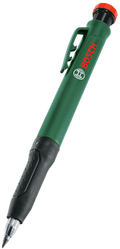 Bosch groen diepgatmarkeerpotlood + 6-delige stiftset | multicolor - 1600a033bm