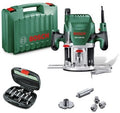 Bosch groen pof 1400 ace bovenfrees | 1400w | + 6-delige frezenset - 060326c801